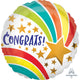 Amscan_OO Balloon - Foil Congrats Shooting Star Foil Balloon 45cm Each