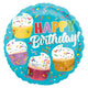 Amscan_OO Balloon - Foil Cupcake Fun Foil Balloon 45cm Each