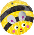 Cute Bumble Bee Foil Balloon 45m Each