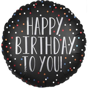 Amscan_OO Balloon - Foil Dots Party Happy Birthday to You Foil Balloon 45cm Each