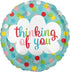 Dots Thinking of You Foil Balloon 45cm Each