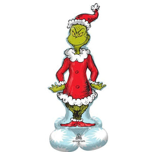 Balloon - Foil Dr. Seuss The Grinch AirLoonz Foil Balloon 66cm x 147cm Each