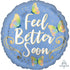 Feel Better Soon Butterflies Foil Balloon 45cm Each