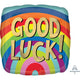 Amscan_OO Balloon - Foil Good Luck Rainbow Stripes Foil Balloon 45cm Each