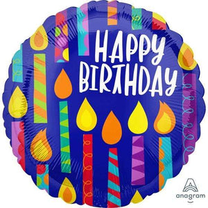 Amscan_OO Balloon - Foil Happy Birthday Happy Candles Foil Balloon 45cm Each