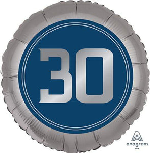 Amscan_OO Balloon - Foil Happy Birthday Man 30 Foil Balloon 45cm Each