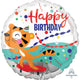 Amscan_OO Balloon - Foil Happy Birthday Tiger Birthday Foil Balloon 45cm Each