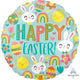 Balloon - Foil Happy Easter Icons Foil Balloon 45cm Each