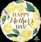 Amscan_OO Balloon - Foil Happy Mother's Day Lemons Foil Balloon 45cm Each