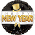 Happy New Year Pop Clink Cheers Foil Balloon 45cm Each