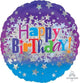 Amscan_OO Balloon - Foil Holographic Bright Star Birthday Foil Balloon 45cm Each