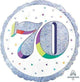 Amscan_OO Balloon - Foil Holographic Here's to Your Birthday 70th Foil Balloon 45cm Each