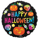 Amscan_OO Balloon - Foil Holographic Iridescent Halloween Cuties Foil Balloon 45cm Each