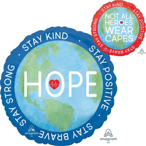 Amscan_OO Balloon - Foil Hope & Not All Heroes Wear Capes Foil Balloon 45cm Each