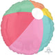 Amscan_OO Balloon - Foil Just Chillin Beach Ball Foil Balloon 45cm Each