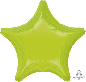 Amscan_OO Balloon - Foil Kiwi Green Star Foil Balloon 45cm Each