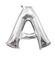Amscan_OO Balloon - Foil Letter A Silver Foil Balloon 40cm Each