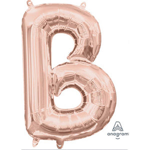 Amscan_OO Balloon - Foil Letter B Rose Gold Foil Balloon 40cm Each