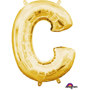 Amscan_OO Balloon - Foil Letter C Gold Foil Balloon 40cm Each