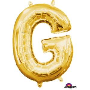 Amscan_OO Balloon - Foil Letter G Gold Foil Balloon 40cm Each