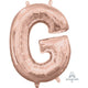 Amscan_OO Balloon - Foil Letter G Rose Gold Foil Balloon 40cm Each