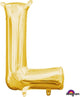 Amscan_OO Balloon - Foil Letter L Gold Foil Balloon 40cm Each