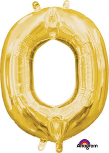 Amscan_OO Balloon - Foil Letter O Gold Foil Balloon 40cm Each