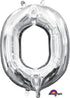Letter O Silver Foil Balloon 40cm Each
