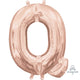 Amscan_OO Balloon - Foil Letter Q Rose Gold Foil Balloon 40cm Each