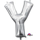 Amscan_OO Balloon - Foil Letter Y Silver Foil Balloon 40cm Each