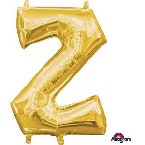 Amscan_OO Balloon - Foil Letter Z Gold Foil Balloon 40cm Each