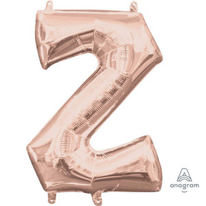 Amscan_OO Balloon - Foil Letter Z Rose Gold Foil Balloon 40cm Each