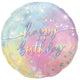 Amscan_OO Balloon - Foil Luminous Happy Birthday Foil Balloon 45cm Each