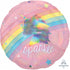 Magical Rainbow Sparkle Unicorn Foil Balloon 45cm Each