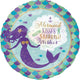 Amscan_OO Balloon - Foil Mermaid Wishes & Kisses Standard Holographic Foil Balloon 45cm Each