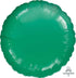 Metallic Green Circle Foil Balloon 45cm Each