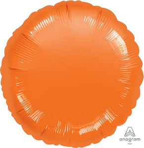 Amscan_OO Balloon - Foil Metallic Orange Circle Foil Balloon 45cm Each