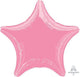 Amscan_OO Balloon - Foil Metallic Pink Star Foil Balloon 45cm Each