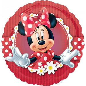 Amscan_OO Balloon - Foil Minnie Mouse Red Round Foil Balloon 45cm Each