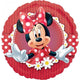 Amscan_OO Balloon - Foil Minnie Mouse Red Round Foil Balloon 45cm Each
