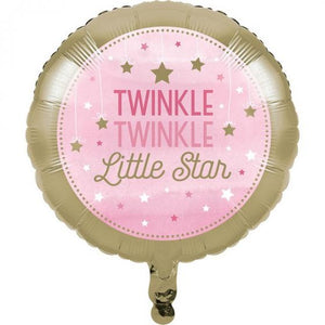 Amscan_OO Balloon - Foil One Little Star Girl Twinkle Twinkle Little Star Foil Balloon 45cm Each