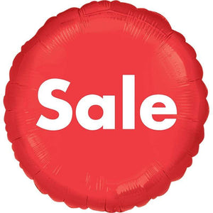 Amscan_OO Balloon - Foil P.O.P. Sale Foil Balloon 45cm Each Un-Packaged