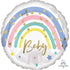 Pastel Rainbow Baby Foil Balloon 45cm Each