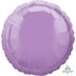 Pearl Lavender Circle Foil Balloon 45cm Each