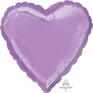 Amscan_OO Balloon - Foil Pearl Lavender Heart Foil Balloon 45cm Each