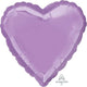 Amscan_OO Balloon - Foil Pearl Lavender Heart Foil Balloon 45cm Each