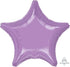 Pearl Lavender Star Foil Balloon 45cm Each