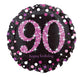 Amscan_OO Balloon - Foil Pink Celebration 90th Foil Balloon 45cm Each