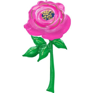 Balloon - Foil Pink Flower Giant Multi-Balloon 76cm x 139cm Each