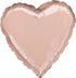 Rose Gold Heart Foil Balloon 45cm Each
